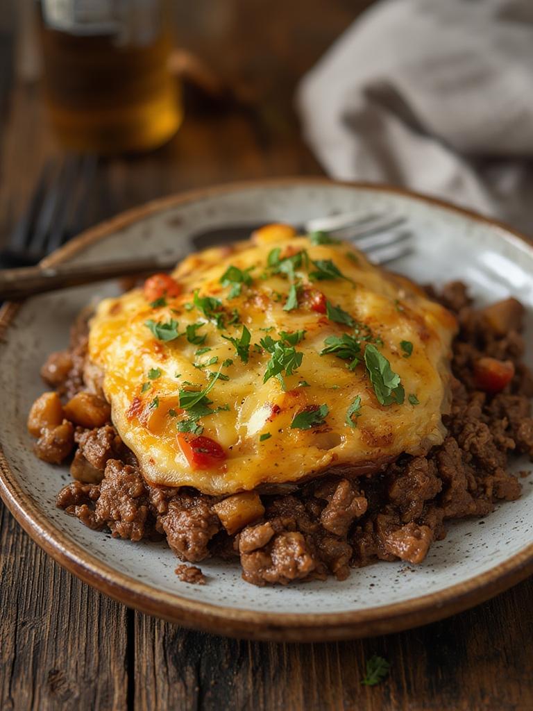 Amish Hamburger Steak Bake