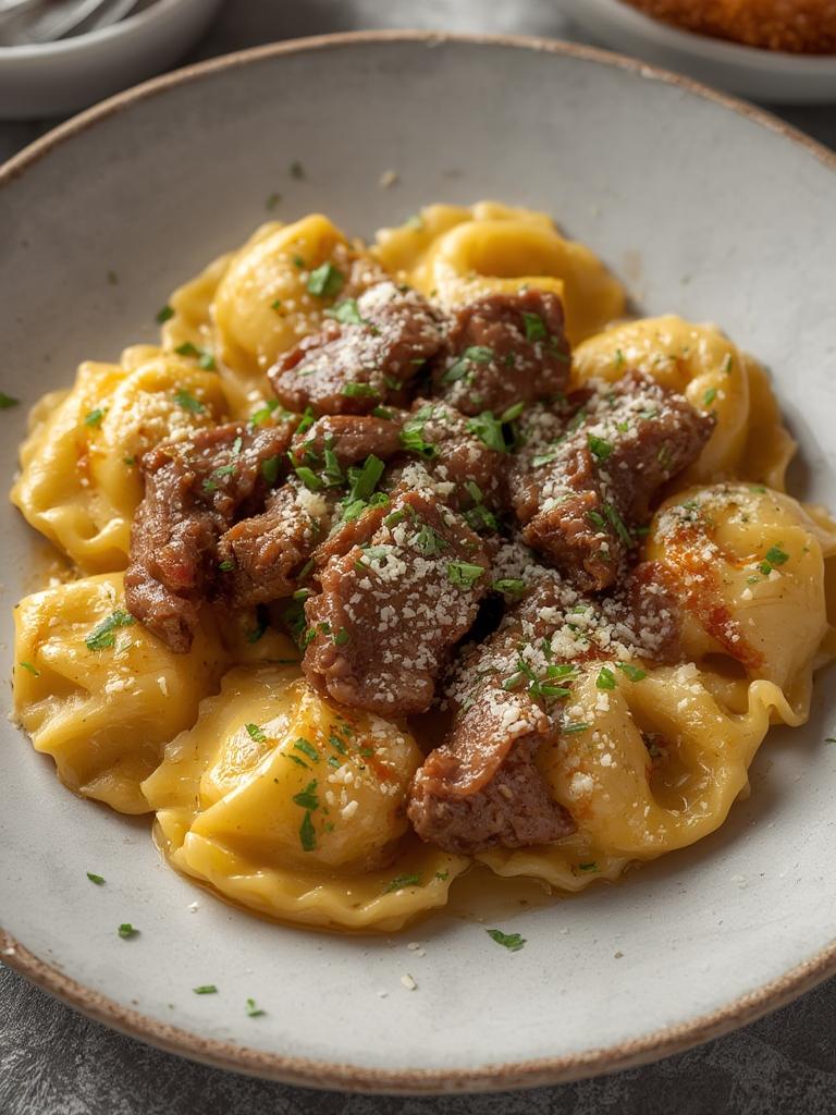 Garlic Steak Tortellini