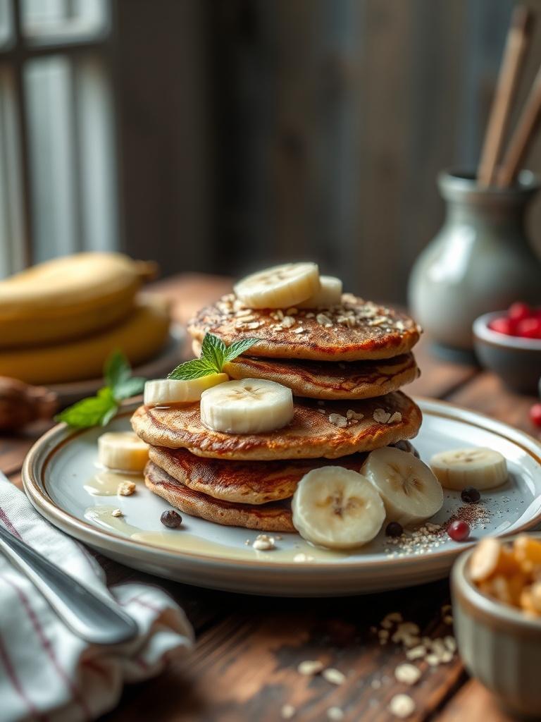 Banana & Oat Pancakes