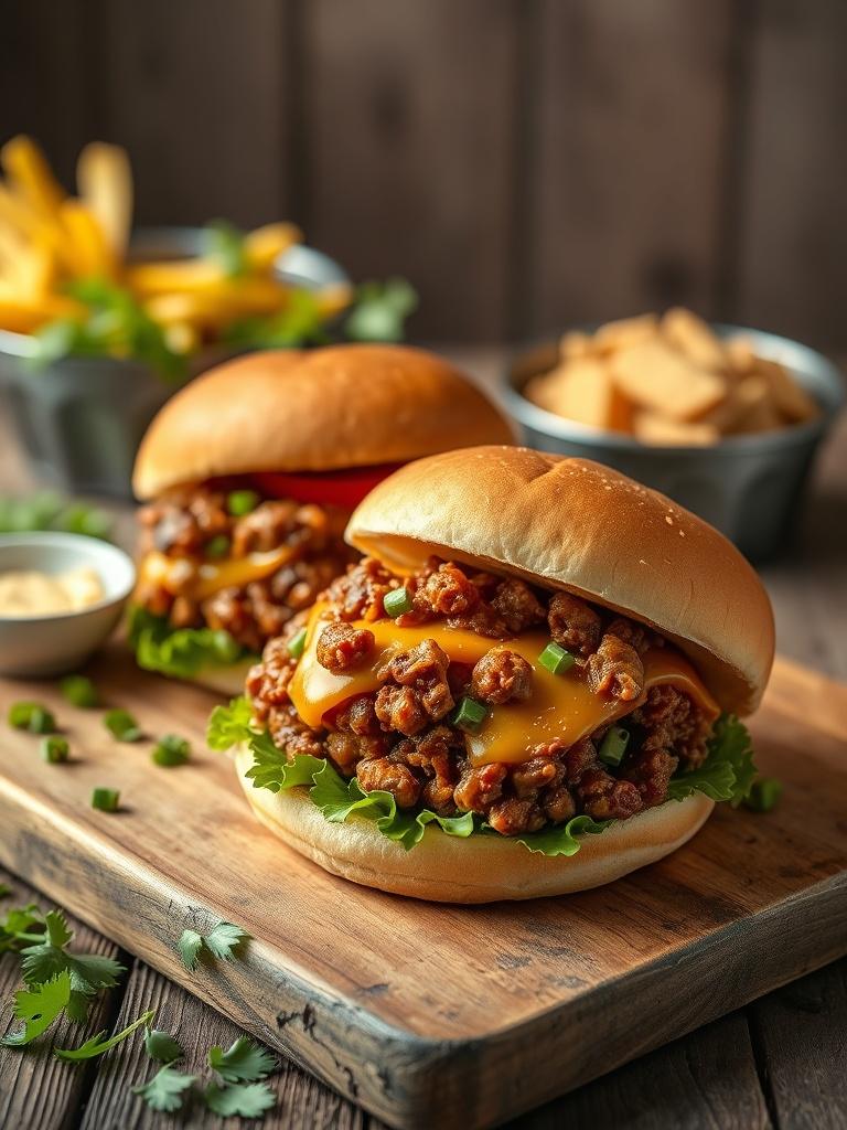 Cheesesteak Style Sloppy Joes