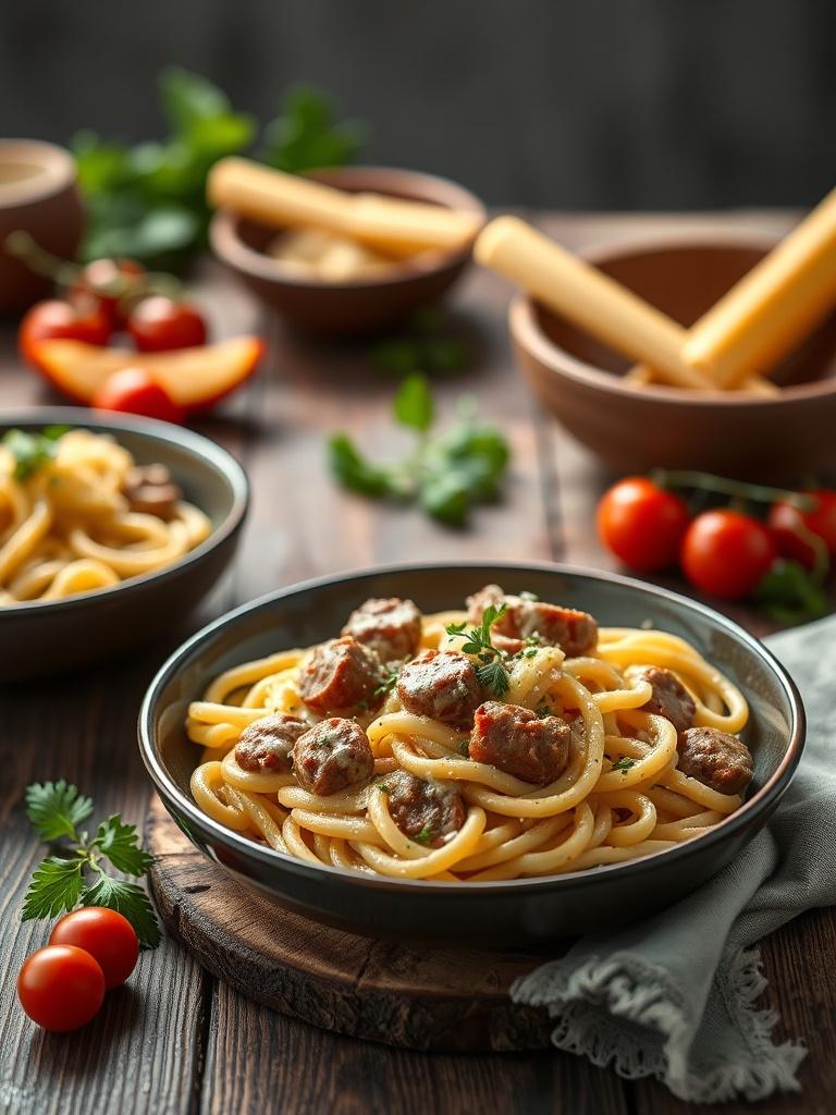 Creamy Sausage Pasta