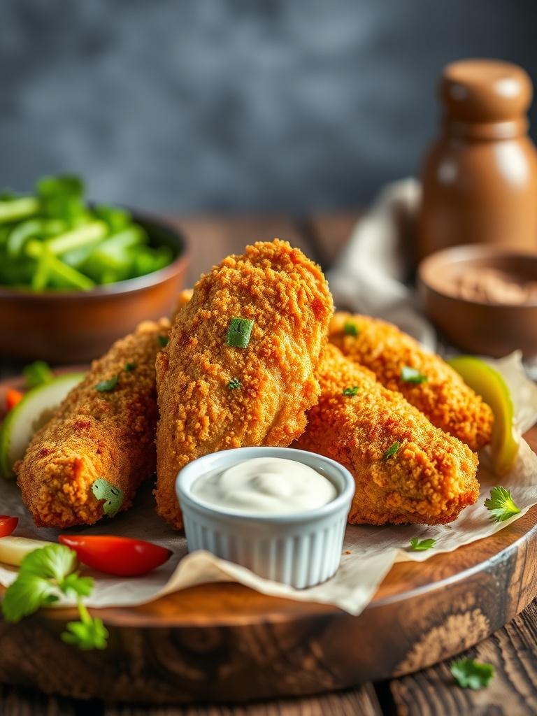 Crispy Oven Baked Chicken Tenders (No Frying)