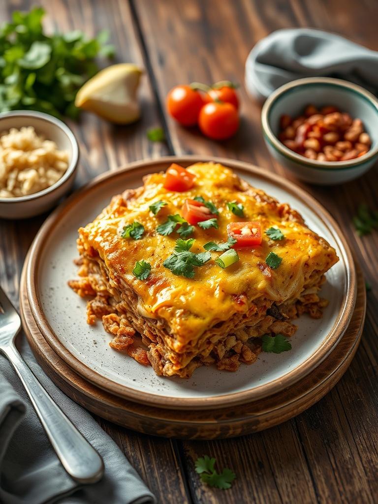 Easy Baked Burrito Casserole