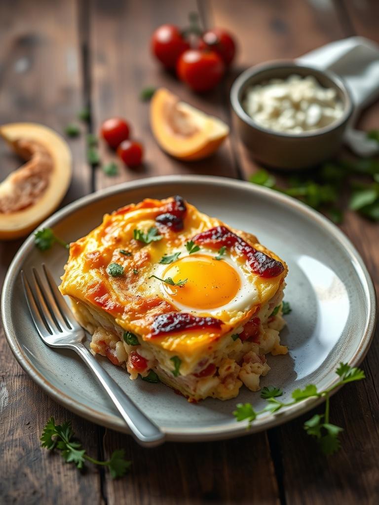 High-Protein Cottage Cheese Egg Bake