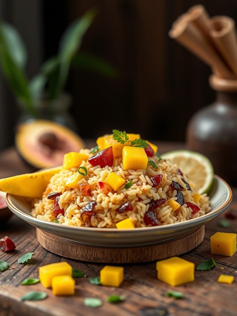 Mango Ube Sticky Rice