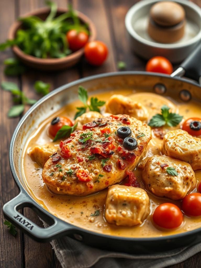 One-Pan Creamy Tuscan Chicken