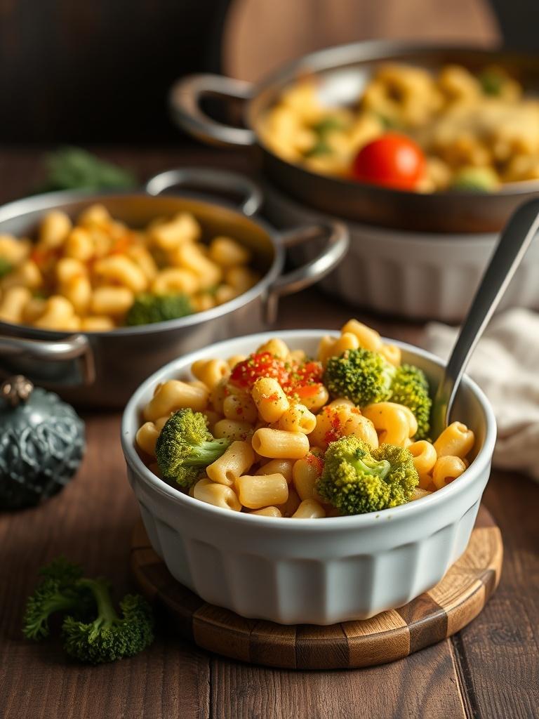 One Pot Healthy Broccoli Mac and Cheese