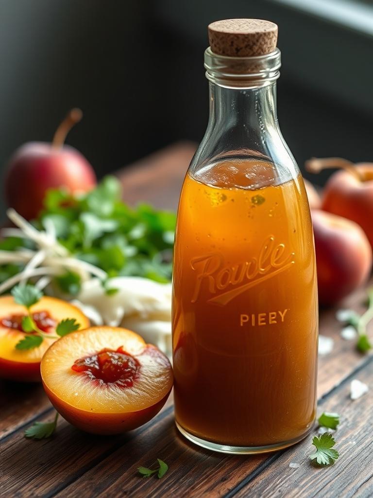 Peach Honey Dijon Balsamic Vinaigrette