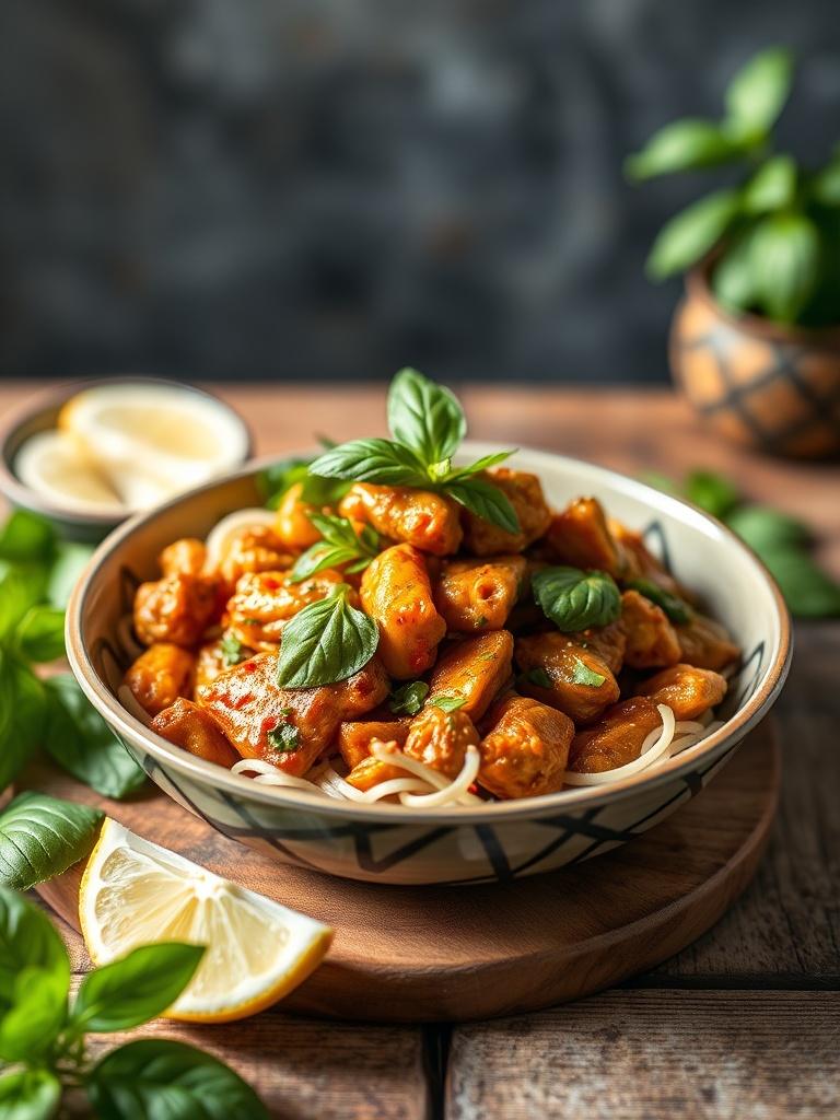 Spicy Thai Basil Chicken (Pad Krapow Gai)