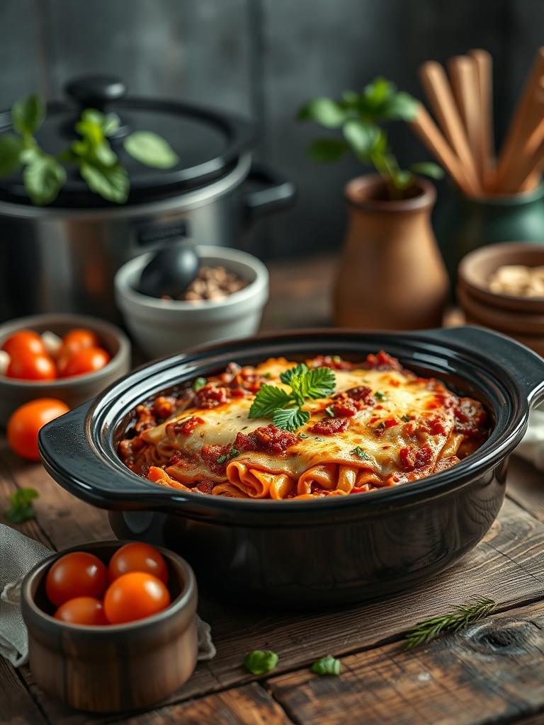 crockpot lasagna